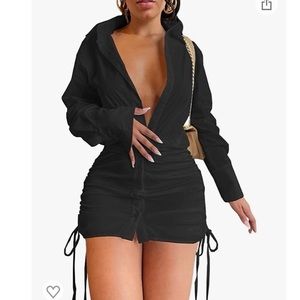 Long Sleeve Collared Dress